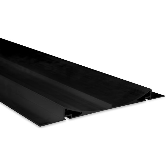 TBP11 Profilo LED per cartongesso 200 cm, nero RAL 9005, strisce LED max. 11 mm