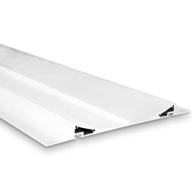 TBP11 Profilo LED per cartongesso 200 cm, bianco RAL 9003, strisce LED max. 11 mm