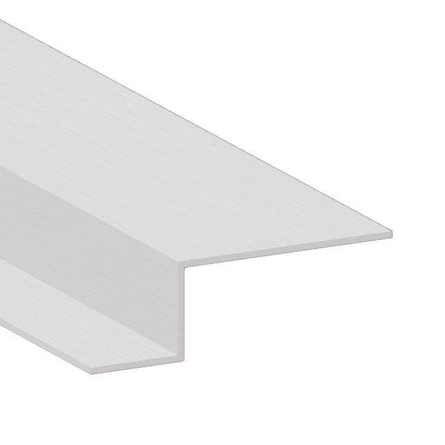 TBP16 Profilo LED per cartongesso 200 cm, bianco RAL 9003, strisce LED max 12 mm