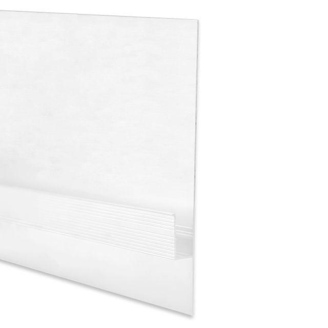 TBP2.1 Profilo LED per cartongesso 200 cm, bianco RAL 9003, strisce LED max. 11 mm