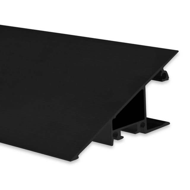 VA3 LED Aufbauprofil 200cm schwarz RAL 9005, LED Stripes max. 16 mm