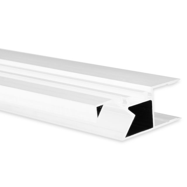 VA4 LED Aufbauprofil 200cm weiß RAL 9003, LED Stripes max. 16 mm