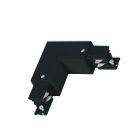 GP20 3-Phasen ZP04B L-Verbinder für Aufbauschiene, N-Leiter außen, Schutzleiter innen, schwarz