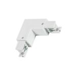 GP20 3-Phasen ZP05W L-Verbinder für Aufbauschiene, N-Leiter innen, Schutzleiter außen, weiß