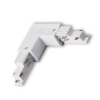 DP10 3-Phasen DALI ZP17W L-Verbinder für Aufbauschiene, N-Leiter innen, weiß