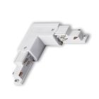 DP10 3-Phasen DALI ZP18W L-Verbinder für Aufbauschiene, N-Leiter außen, weiß