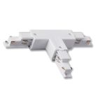 DP10 3-Phasen DALI ZP19W T-Verbinder für Aufbauschiene, N-Leiter links, weiß