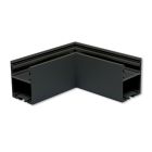 Z54 Angolo a 90° per PN17V1, saldato, 120x120 mm, nero RAL 9005