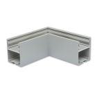 Z54 Angolo a 90° per PN17V1, saldato, 120x120 mm, verniciato a polvere argento