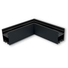 Z55 Angolo a 90° per PN17V2, saldato, 120x120 mm, nero RAL 9005