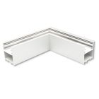 Z55 Angolo a 90° per PN17V2, saldato, 120x120 mm, bianco RAL 9003