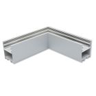 Z55 Angolo a 90° per PN17V2, saldato, 120x120 mm, verniciato a polvere argento