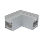 Z56 90° Eck für LL2, geschweißt, 140x140mm, silber pulverbeschichtet, inkl. LL2.1