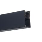 T48/20 TS1 3000 mm, black, 4-pole, incl. end caps and protective cover