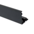 VP4 Copertura con linea luminosa opzionale per profilo per tende 200 cm, nero RAL9005