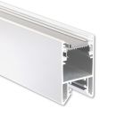 PN27 Profilo di illuminazione a LED 200 cm, bianco RAL 9003 strisce LED max. 30 mm, inserto a scatto