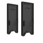 Tappo di chiusura E121B nero per profilo PN27 con C68, 2 pz, con trappola per la luce