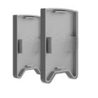 Tappo di chiusura E119S argento per profilo PN27 con C29/C61, 2 pz, con trappola per la luce