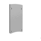 Tappo di chiusura E124S in alluminio argento per profilo PN27 con C29/C61, 2 pz, incl. viti