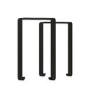 Staffa di montaggio Z64, montaggio a vista, per PN27, nero, 2 pz