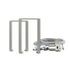 Staffa di montaggio Z65, incl. sospensione a fune, per PN27, argento, 2 pz