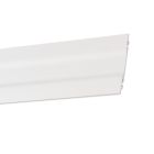 AL2 shelf wall profile, ultra-flat, white RAL 9010