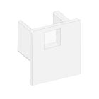 Tappo di chiusura E221 per profilo FP4 bianco con ingresso cavi, 1 pz