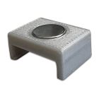 Magnet holder plastic silver Z43 for profile PL2