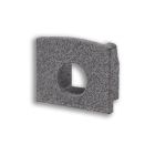 Tappo di chiusura E226 per profilo PK2, grigio, con ingresso cavi, 1 pz