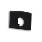 Tappo di chiusura E226 per profilo PK2, nero, con ingresso cavi, 1 pz