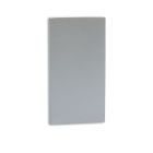 Tappo di chiusura E113S argento per profilo PN17V2 con C63, 2 pz, con trappola per la luce