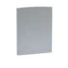 Endkappe E115S silber für Profil LL2, 2 STK, mit Lichtfalle