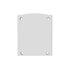 Tappo di chiusura E116 alluminio bianco RAL9003, PN17V1 / PN17V2, mezzo giro, 2 pz