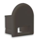 End cap E14B black for profile PL5 (in combination with C5) with cable gland, 1 PC