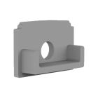Tappo di chiusura E201 per profilo FP1 con ingresso cavi, 1 pz