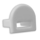 Endkappe E20 für Profil PL6 (in Kombination mit C5) mit Kabeldurchführung, 1 STK