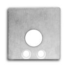 Tappo di chiusura E59 alluminio per profilo PN8 con ingresso cavi, 2 pz, incl. vite