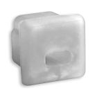 Tappo di chiusura E63 silicone per profilo PO16 con ingresso cavi, 1 pz