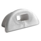 Tappo di chiusura E70 silicone per profilo PO14 con ingresso cavi, 1 pz