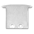 Tappo di chiusura E72 alluminio per profilo PN21, 2 pz incl. viti