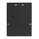 Endkappe E74B Aluminium schwarz für Profil LL2, 2 STK, inkl. Schrauben