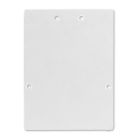 Endkappe E74W Aluminium weiß RAL9003 für Profil LL2, 2 STK, inkl. Schrauben