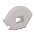 Tappo di chiusura E88 per profilo NL10 con ingresso cavi, 1 pz