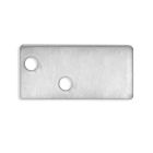 Tappo di chiusura E95 alluminio anodizzato per profilo MP1, 2 pz, incl. viti