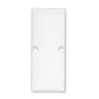 Endkappe E90 Aluminium weiß RAL 9003 für Profil VA2, 2 STK, inkl. Schrauben