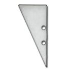 Endkappe E91 Aluminium eloxiert für Profil VA3, 2 STK, inkl. Schrauben