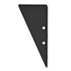 Endkappe E91 Aluminium schwarz RAL 9005 für Profil VA3, 2 STK, inkl. Schrauben