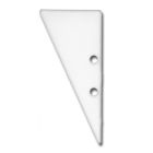 Endkappe E91 Aluminium weiß RAL 9003 für Profil VA3, 2 STK, inkl. Schrauben