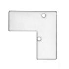 Endkappe E93 Aluminium eloxiert für Profil VA5, 2 STK, inkl. Schrauben