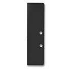 Tappo di chiusura E94 alluminio nero RAL 9005 per profilo VA6, 2 pz, incl. viti